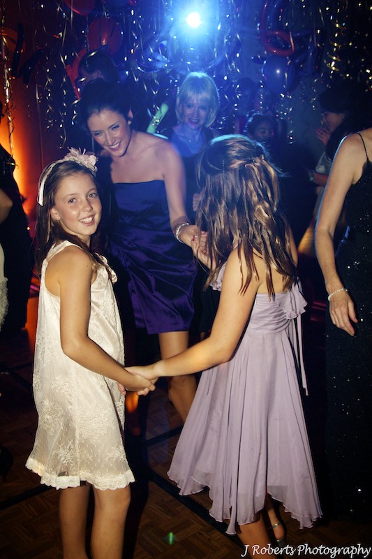 Girls dancing - party photography sydney